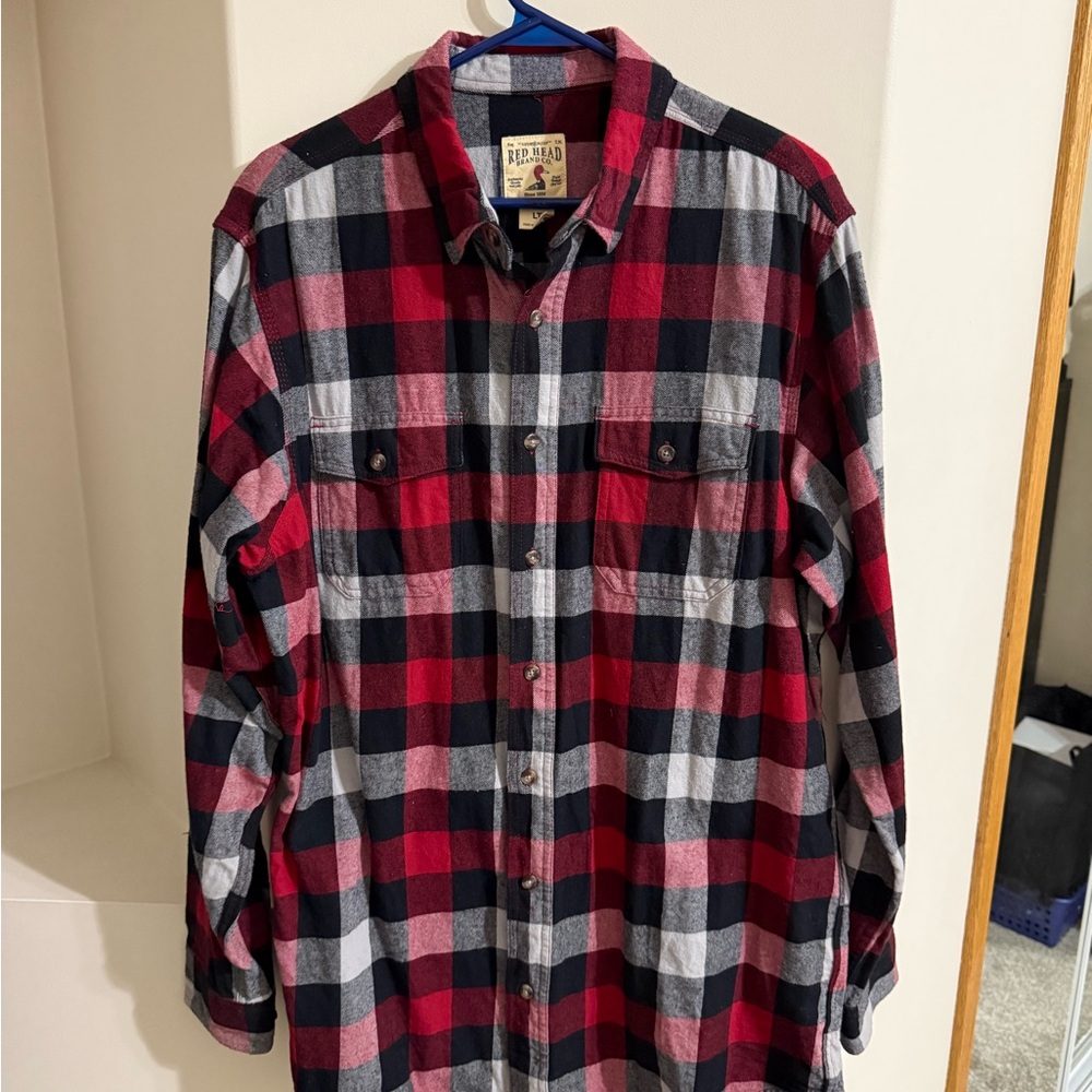 RedHead Men's Red flannel Shirt